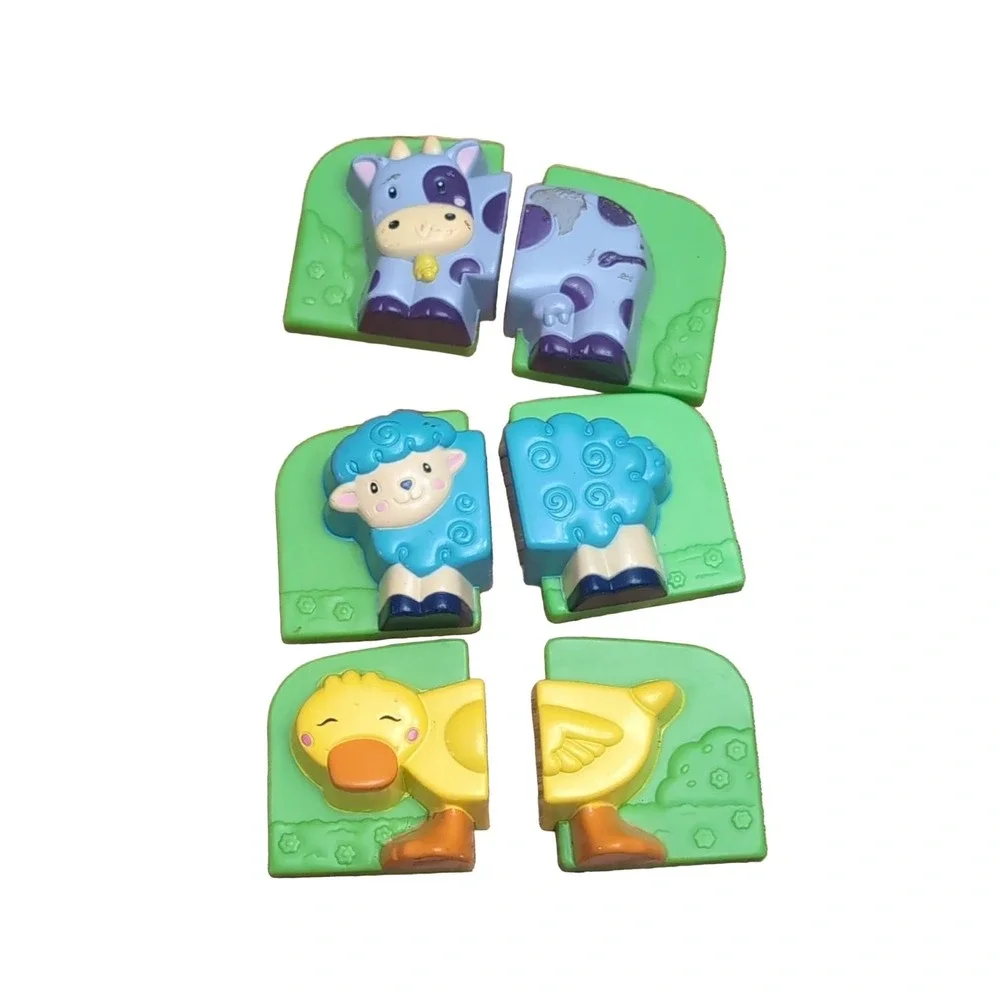 LeapFrog Fridge Farm Animal Replacement Toy Figures Duck Sheep Cow Plastic